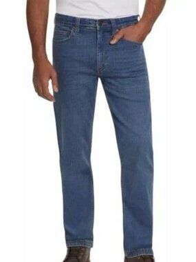 Bundle of 2 Kirkland Signature Men's Jeans 38x30 Blue Denim Straight Leg
